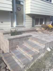 brick paving, wheaton, pavers, steps, stoop, retaining wall